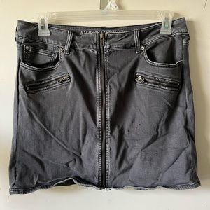 American Eagle Outfitters Zipper Mini Skirt